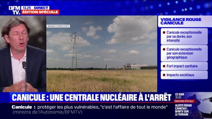 Canicule: la centrale nucléaire de Golfech (Tarn-et-Garonne) à l'arrêt