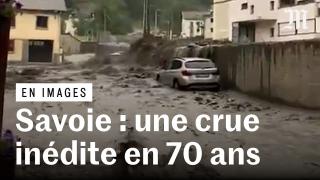 Savoie : de violents orages provoquent la crue la plus importante depuis soixante-dix ans