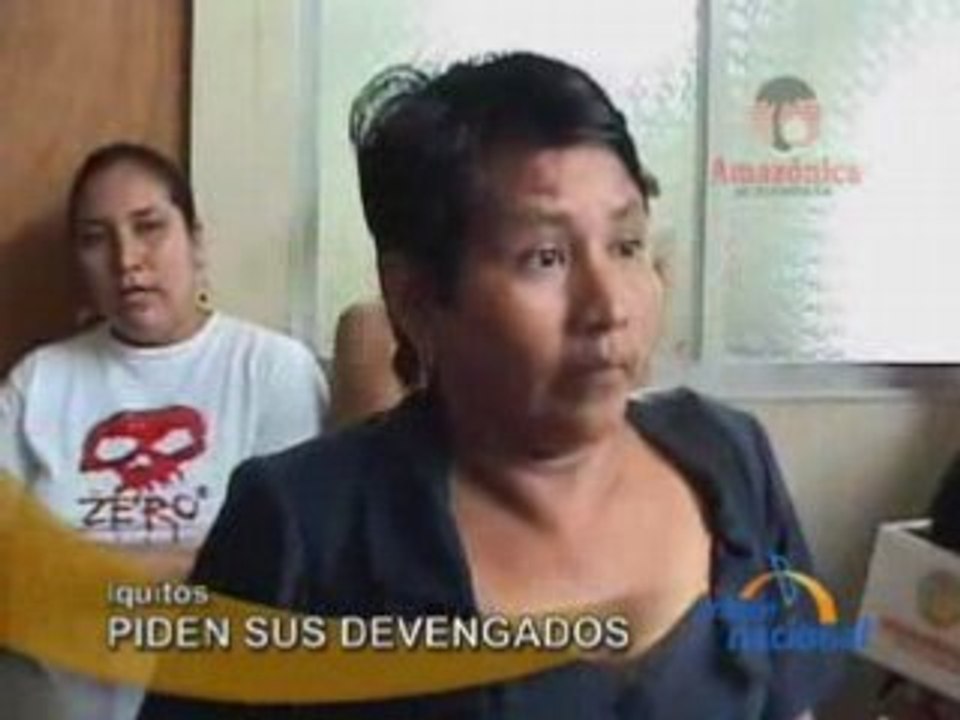 PIDEN SUS DEVENGADOS - IQUITOS