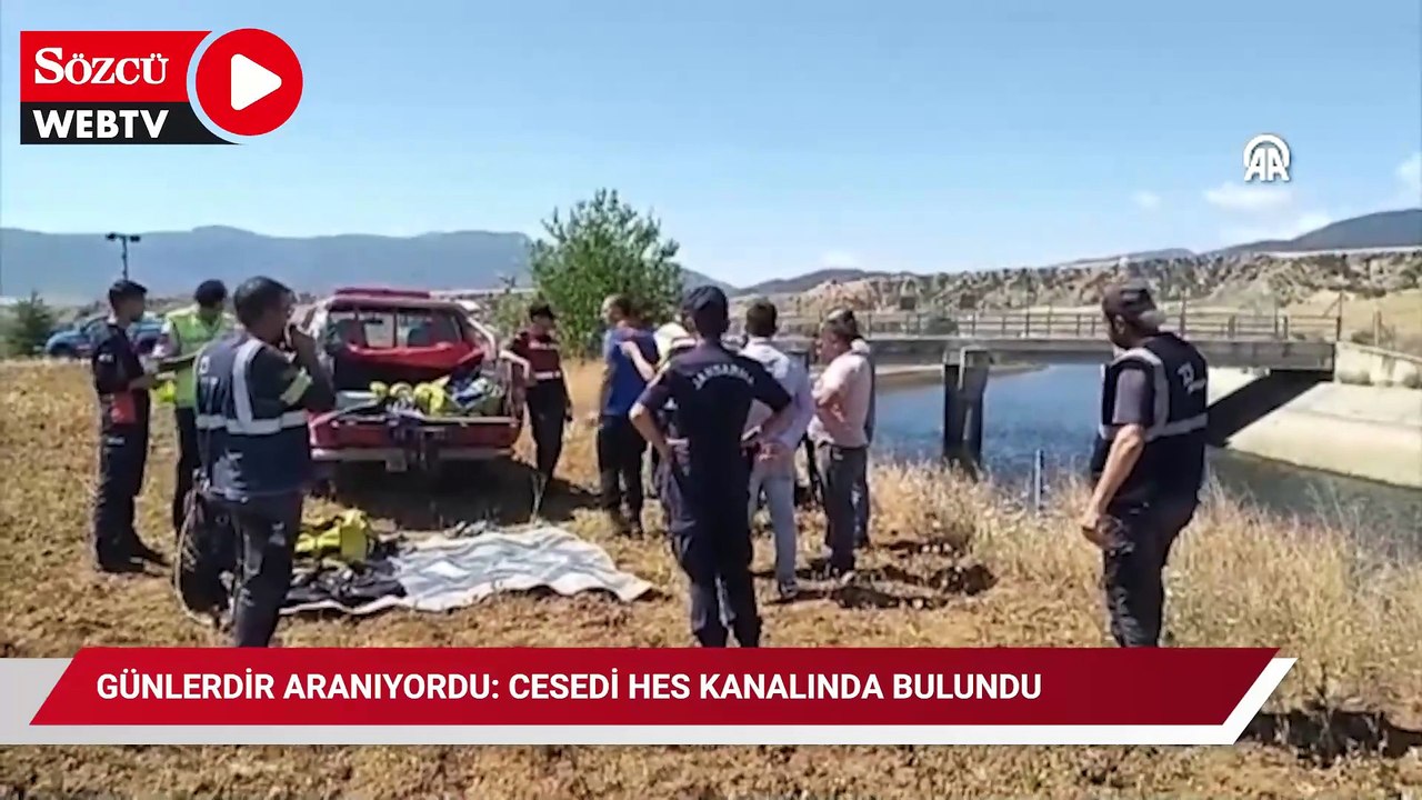Günlerdir aranıyordu: Cesedi HES kanalında bulundu