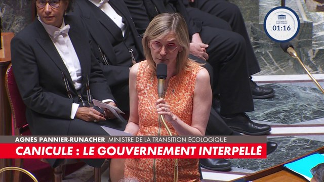 Agnès Pannier-Runacher : «Nous avons anticipé ces questions de dérèglement climatique»