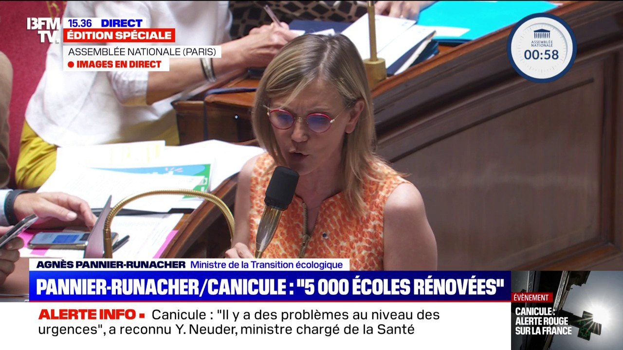 Canicule: "Je porte une écologie populaire", assure Agnès Pannier-Runacher, ministre de la Transition écologique