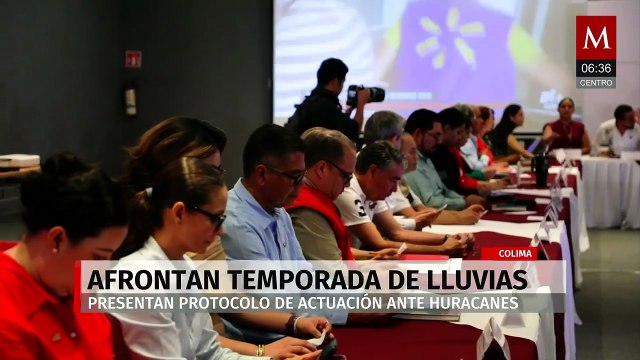 Colima presenta protocolo para temporada de huracanes 2025