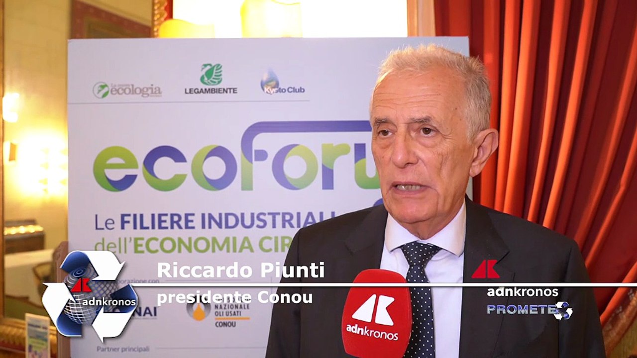 Piunti: “Italiani ignari dell’eccellenza nazionale nel riciclo degli oli minerali usati, ma il Paese è leader in Europa”