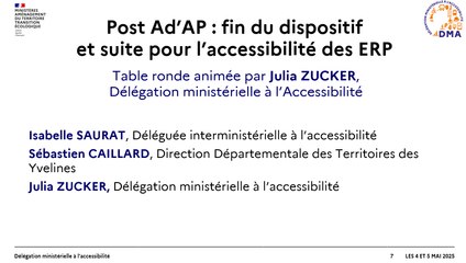 Table ronde sur les établissements recevant du public (ERP) - 05/06/2025