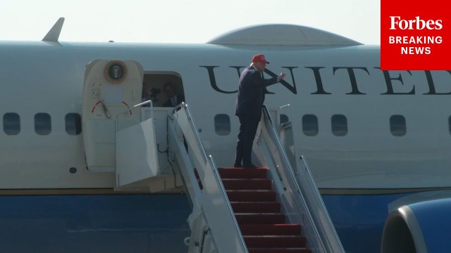 President Trump Departs JBA On Air Force One To Visit Florida’s ‘Alligator Alcatraz’