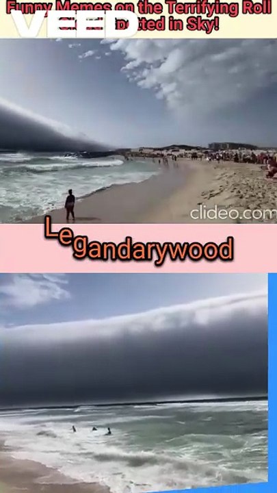 Funny Memes On the Terrifying Roll Cloud Spotted in Sky | Roll Cloud Memes | Portugal Beach