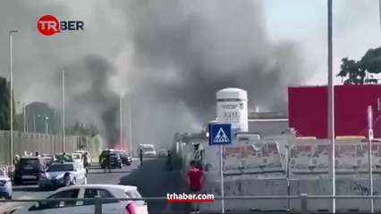 Roma'da büyük bir patlama meydana geldi! Çok sayıda yaralı var