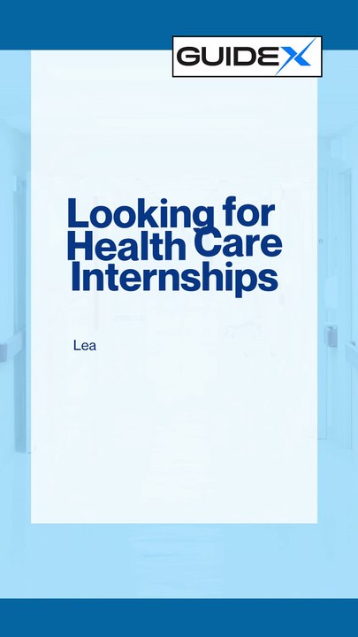 Explore Health Care Internships: Your First Step into the Medical Field
