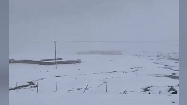 Temmuz’da kar: Rize ve Trabzon’un yüksek kesimleri beyaza büründü