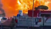 Rome: Les images impressionnantes de cette explosion d’une station-essence qui a fait ce matin au moins une trentaine de blessés - VIDEO