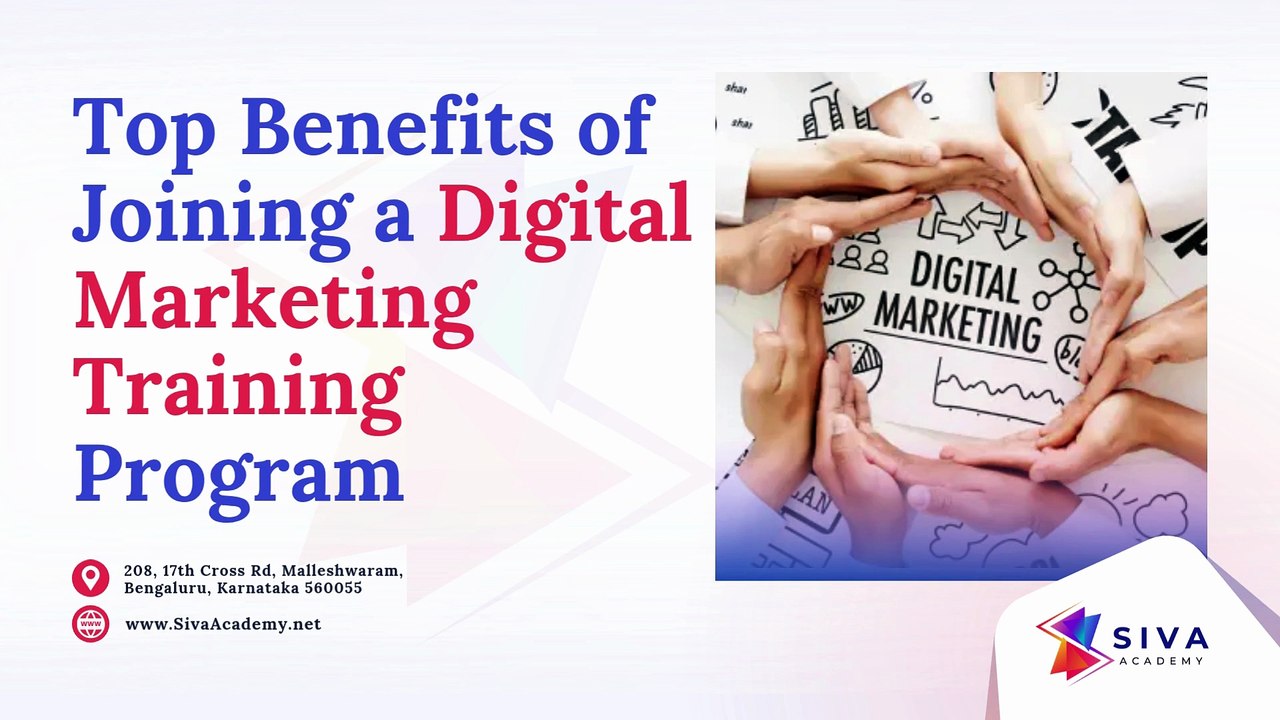 Top Benefits of Joining a Digital Marketing Training Program