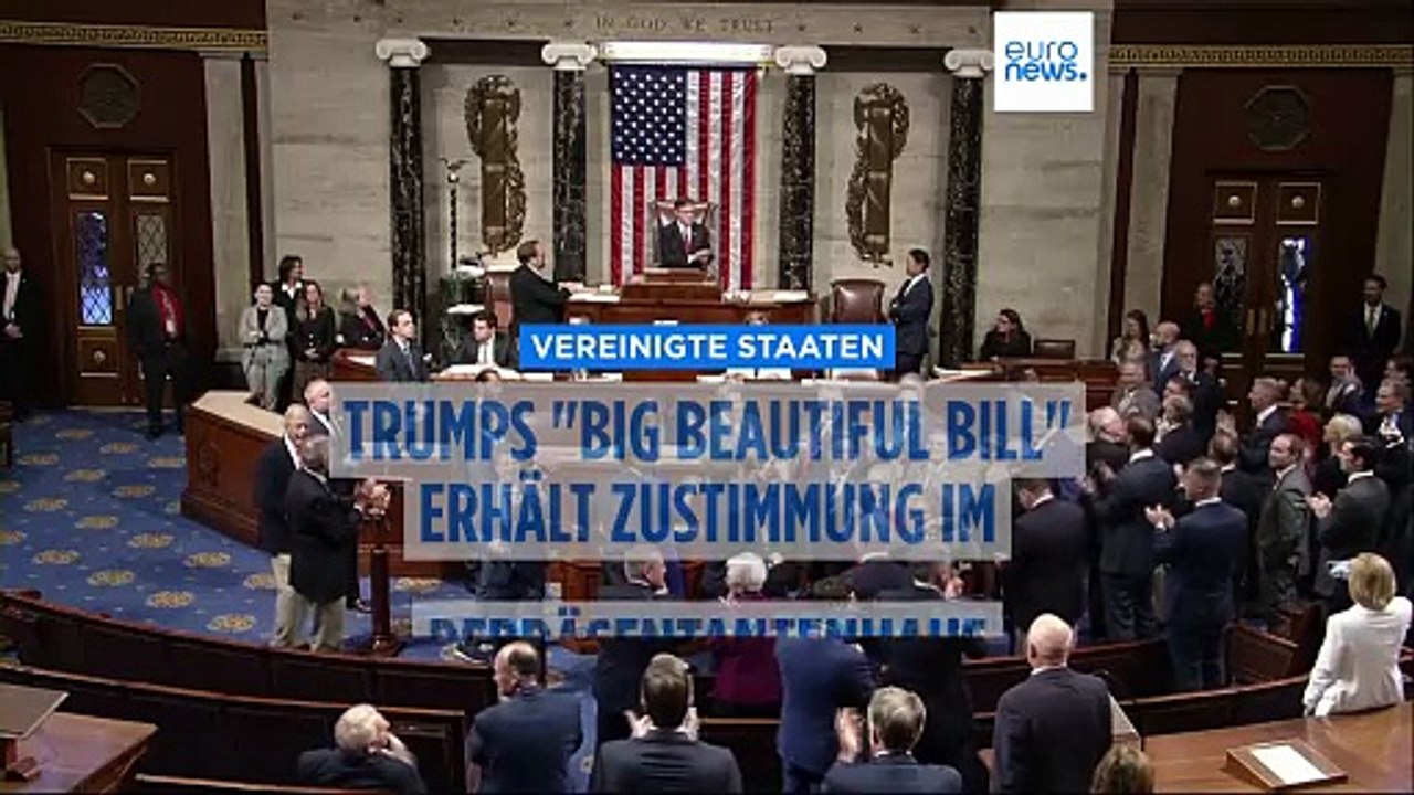 'Big Beautiful Bill': US-Repräsentantenhaus stimmt für Trumps umstrittenes Steuer- und Ausgabengesetz