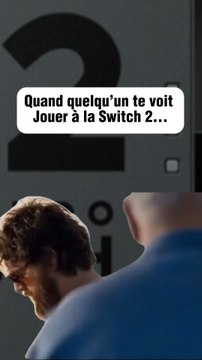 Quand quelqu’un t’observe en train de jouer à la Switch 2 🤣…#jeuxvideo #switch2 #nintendo