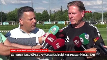 Kayserispor'da Markus Gisdol'dan transfer açıklaması
