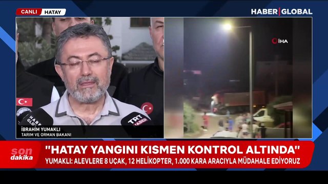 Bakan Yumaklı: 3 ilde orman yangınları kısmen kontrol altına alındı