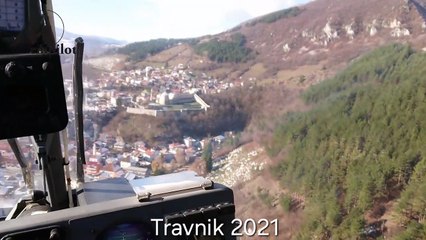 emGAZELA H-45 (SA342) Soko - Tvrđava Stari grad Travnik 2021