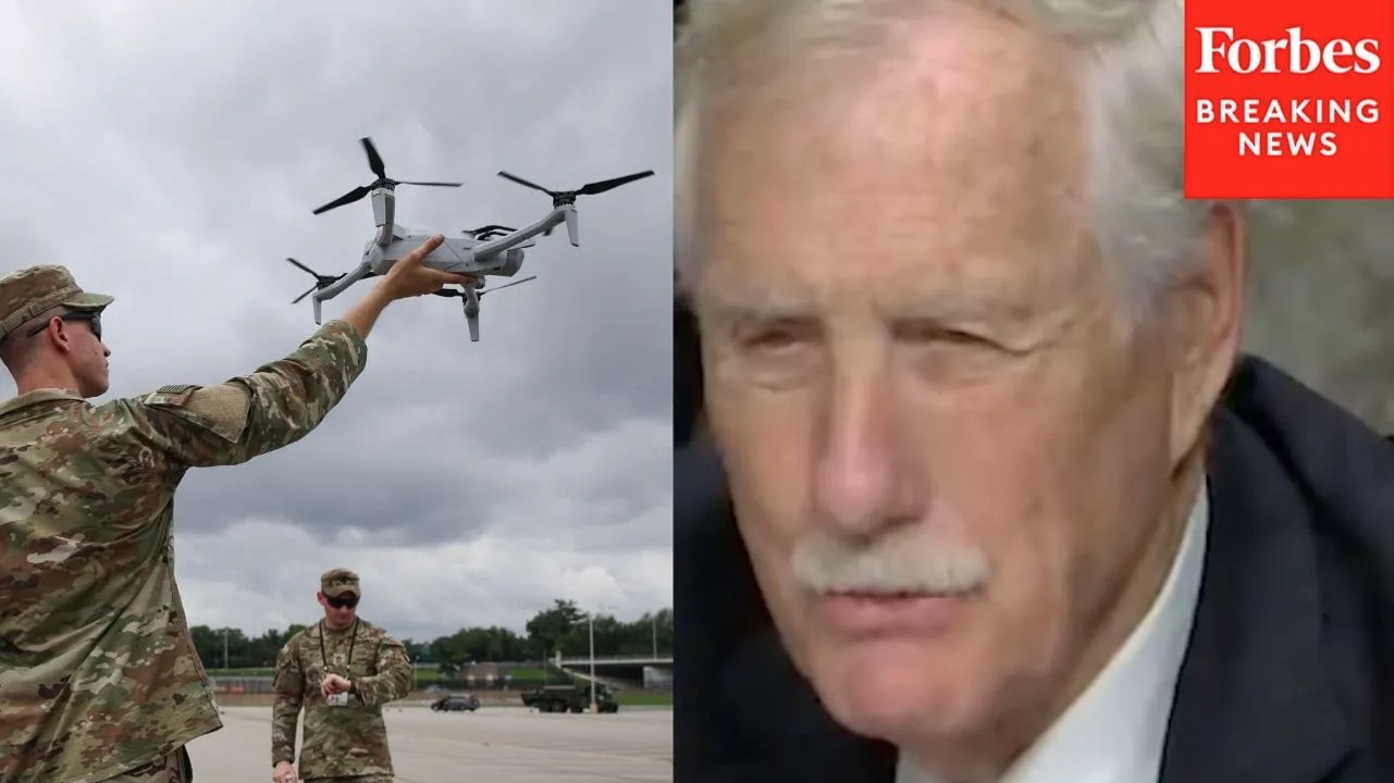 Angus King Presses Trump's Navy Noms Over 'Slow' Rollout Of Hypersonics, Drones & Directed Energy
