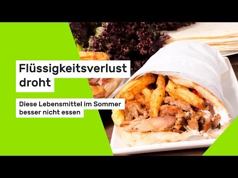 Flüssigkeitsverlust droht: Diese Lebensmittel im Sommer besser nicht essen
