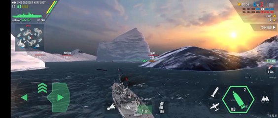 WoWS: Legends World of Warships Gameplay  | Modern Battleship Combat | 4K Video | 8K gaming Video |4K Naval Battle Destroyer vs Cruiser War| Military game