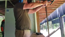Summer 2025, Czech Republic, Most shooting range, training with Glock 9mm