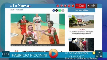 Diario Deportivo - Fabricio Piccinini - 1 julio