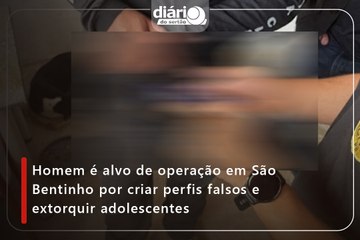 Homem é alvo de operação em São Bentinho por criar perfis falsos e extorquir adolescentes
