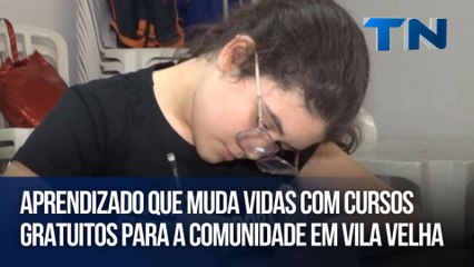Aprendizado que muda vidas com cursos gratuitos para a comunidade em Vila Velha