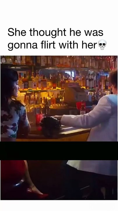 She thought he was gonna flirt with her.
