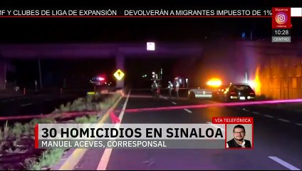 Fiscalía Sinaloa reporta 30 casos de homicidio a lo largo del 30 de junio