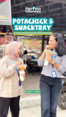 Cekidot!! Snack unik + minuman segar dalam 1 tray?