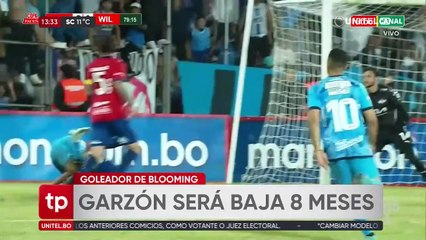 Video: Esta es la violenta entrada que sufrió Garzón de Blooming que lo deja fuera del fútbol todo el 2025