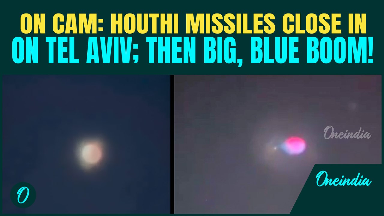 UNREAL VIDEO: Houthi Attack on Tel Aviv Foiled by Israeli Defense? Watch Breathtaking Mid-Air Blast