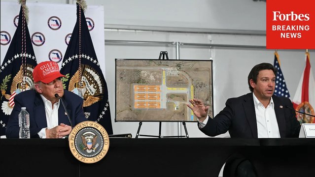 Ron DeSantis Praises Trump's Crackdown On Illegal Immigration At 'Alligator Alcatraz'