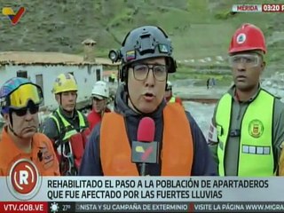 Mérida | Gobierno regional apertura paso vehicular en el pueblo de Apartaderos