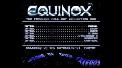 Amiga Demo Fabulous Fallout 6 by Equinox (1991)