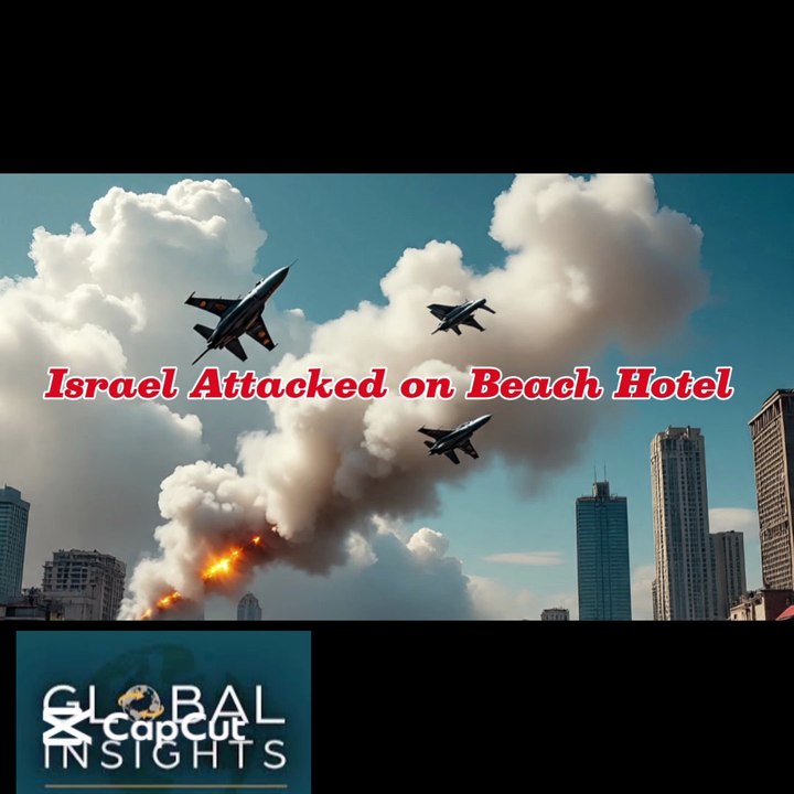 Israel strike on water front Cafe in Gaza CITY