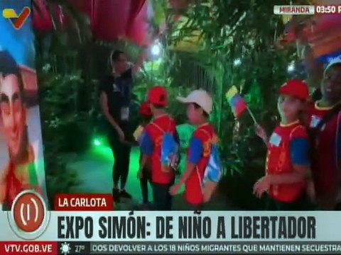 Autoridades nacionales inauguran la Expo Simón de Niño a Libertador en La Carlota