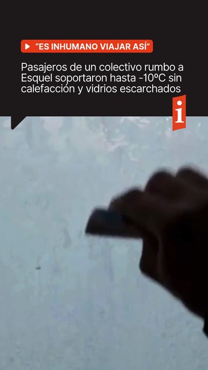 🧊 "No somos ganado": la grave denuncia de los pasajeros