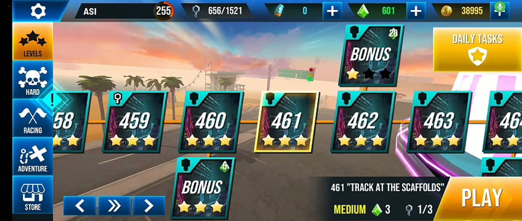 Stunt Car Extreme Level 461 "TRACK AT THE SCAFFOLDS"