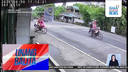 Truck, tumagilid at nahulog sa kanal sa Brgy. Tabiguian; pahinante, patay | Unang Balita