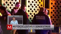 Aumento alarmante del uso de motocicletas dispara siniestros viales en México