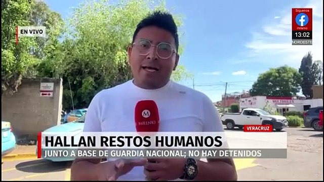 En Veracruz, hallan restos humanos junto a la base de la Guardia Nacional