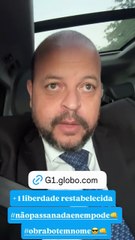 Advogado comemora liberdade de blogueiro envolvido em acidente que matou mototaxista em Salvador; assista