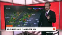 Widespread storms dump flooding rainfall through the Southeast