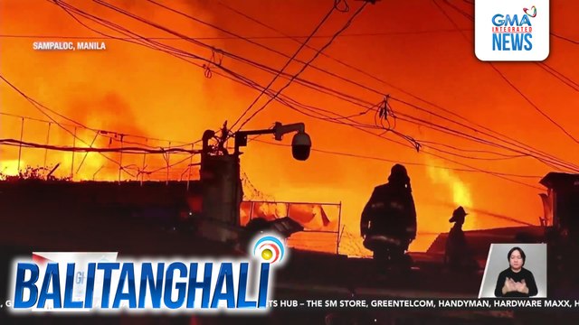 BFP - 200 pamilya, apektado ng sunog; 70 bahay, natupok | Balitanghali