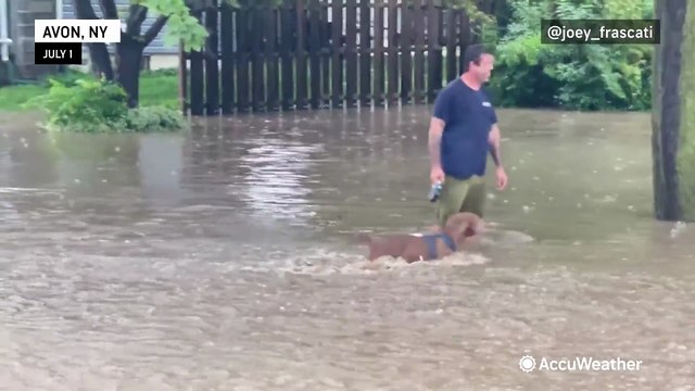 Flash flooding roars through the Northeast