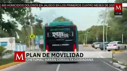 En Quintana Roo, presentan 'Plan Estratégico de Movilidad para Chetumal'
