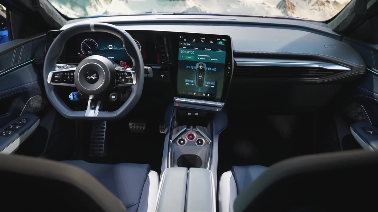Die neue Alpine A390 - Hightech-Atmosphäre im Cockpit