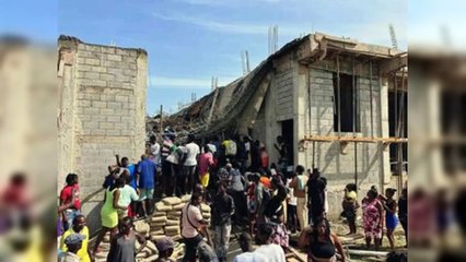 Tres muertos y personas atrapadas tras colapso de vivienda en Haití